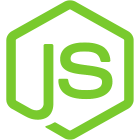 NodeJS JavaScript runtime logo used for scalable server applications